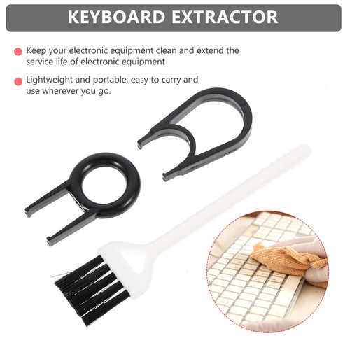Puller Cleaning Brush Keyboard Accessories Keycap Tool - Photo 8/12