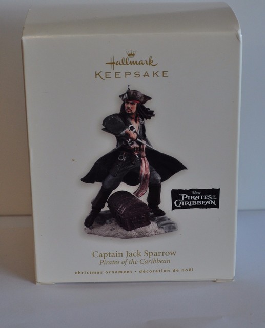 HALLMARK ORNAMENT CAPTAIN JACK SPARROW PIRATES OF THE CARIBBEAN