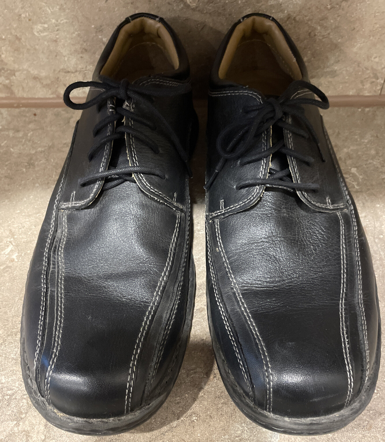 SAOLA DOCKERS Scarpa Elegante Uomo Taglia 9.5M Prostyle Pelle Nera 90 29024