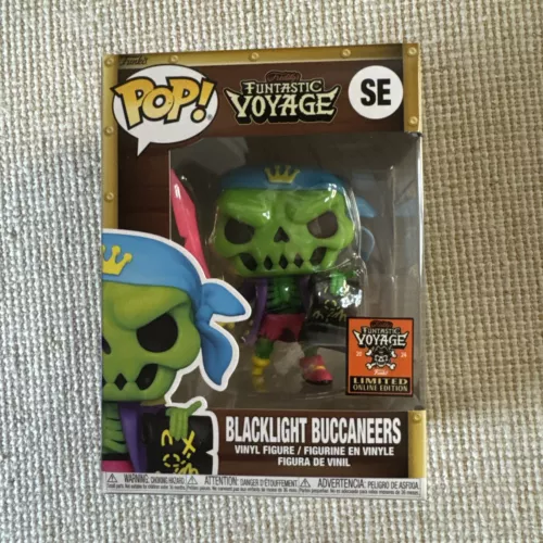 Funko Pop Mascot Blacklight Buccaneers Funtastic Voyage Box Of Fun W Protector 