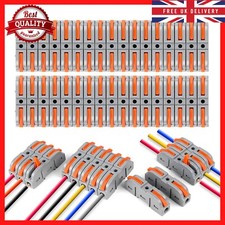 Wire Connectors, 34PCS Electrical Connectors Quick Dual Wire Terminal Block, 2 P