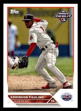 2023 Topps Pro Debut #PD-155 Eddinson Paulino Card Salem Red Sox