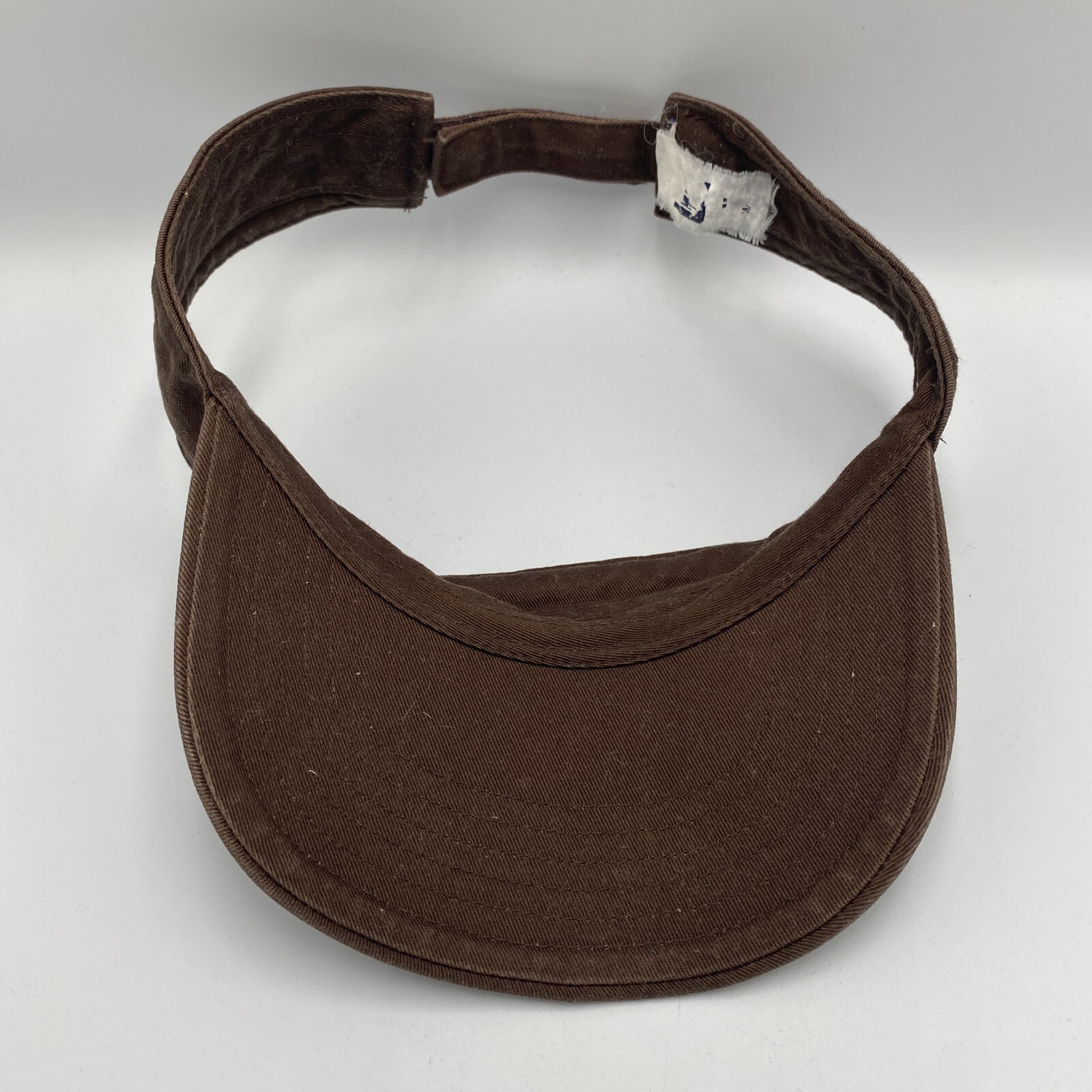 Vtg GAP Adjustable Visor Hat Cap Brown - image 5