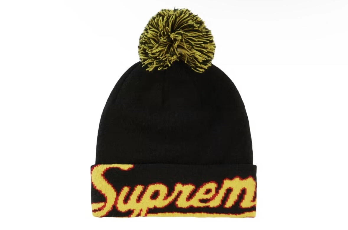 Bonnet de manchette noir Supreme New Era New Era