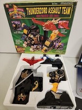 1994 Bandai Mighty Morphin Power Rangers Thunderzord Assault Team Complete