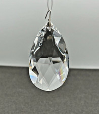 Swarovski Strass Crystal: 8721 Series "Almond" 76mm 3" 1-Hole Clear  Etched