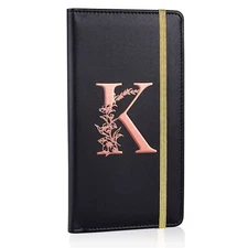 RFID Blocking Floral Checkbook Cover Card Holder Wallet Checks Credit Cards