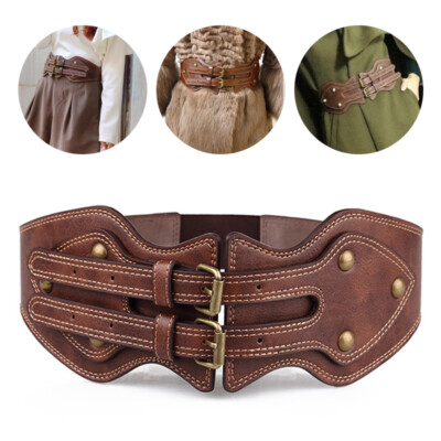 Medieval Retro Wide Waist Belt Knight Pirate Girdle Costume  display picture 1