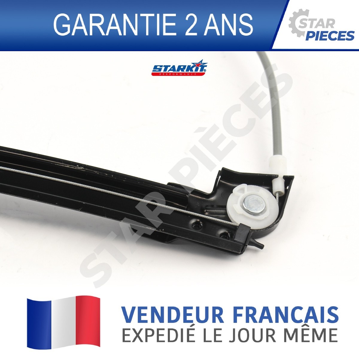 Monte-Glace Électrique Arrière Gauche Pour Peugeot 607 (2000-2011) - Neuf STARKIT ST3340