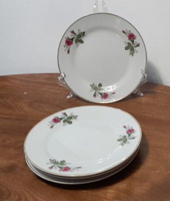 Set Of Vintage Rose Theme Dinnerware Made In China 16 pieces