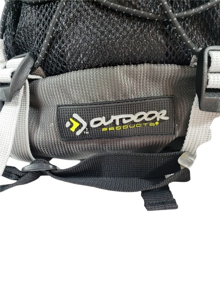 Рюкзак Outdoor Products для пеших прогулок/велоспорта маленький регулируемый черный/серый... - Изображение 4 из 4