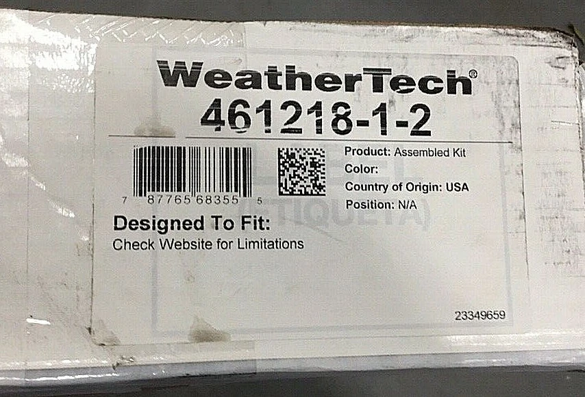 Forro de piso WeatherTech 461218-1-2 para Honda Odyssey 2018-19 primera segunda fila gris Foto 3 de 4