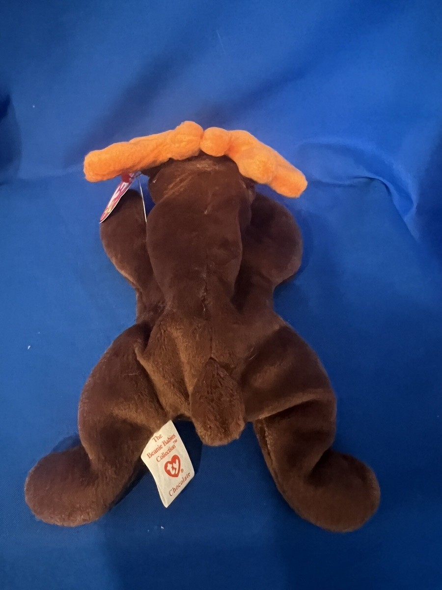 Rare Vintage Chocolate the Moose TY Beanie baby 1993 One of the