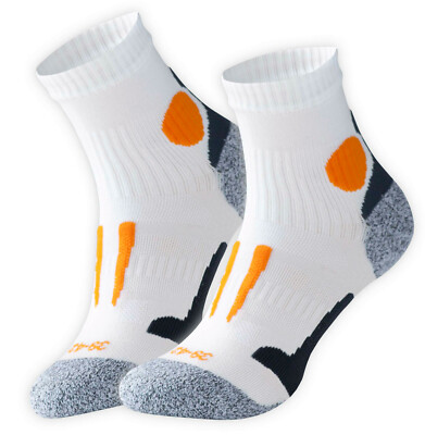 2 Paar Unisex Quarter Lauf-& Funktionssocken, Performance Sportsocken