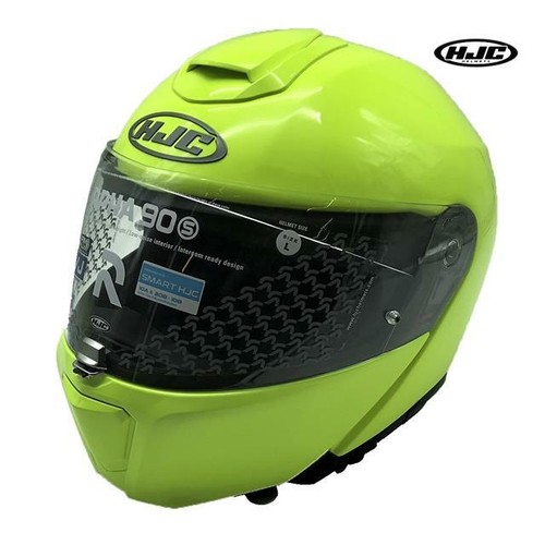 CASCO MOTO MODULARE HJC IN P.I.M. PLUS RPHA 90S VERDE FLUO LUCIDO (TG.S) |  eBay