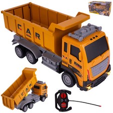 Malplay Ferngesteuerter Auto-Bauwagen LKW Lastwagen RC Pilot Akku, ab 3 Jahren 