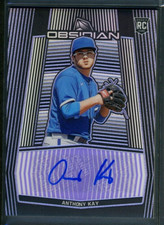 2020 Panini Obsidian ANTHONY KAY Electric Etch Purple #28/49 Rookie Card Auto RC