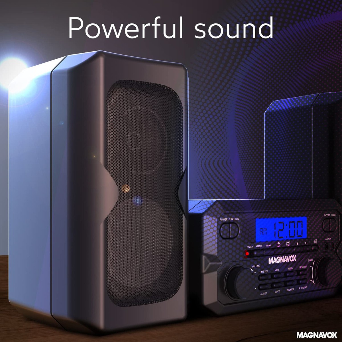 Magnavox MM435 CD Shelf Stereo System - Black for sale online | eBay