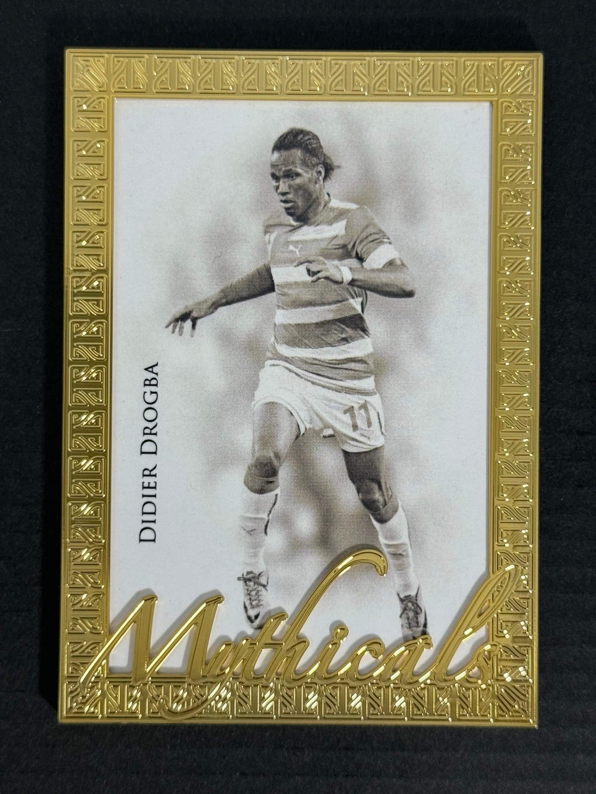 Didier Drogba 2024 Futera Unique Nostalgia #GTG12 The Greats Gold