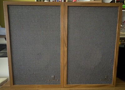 Vintage Grundig 3-Way Hi-Fi Speaker System   Model 1001   Made in Japan