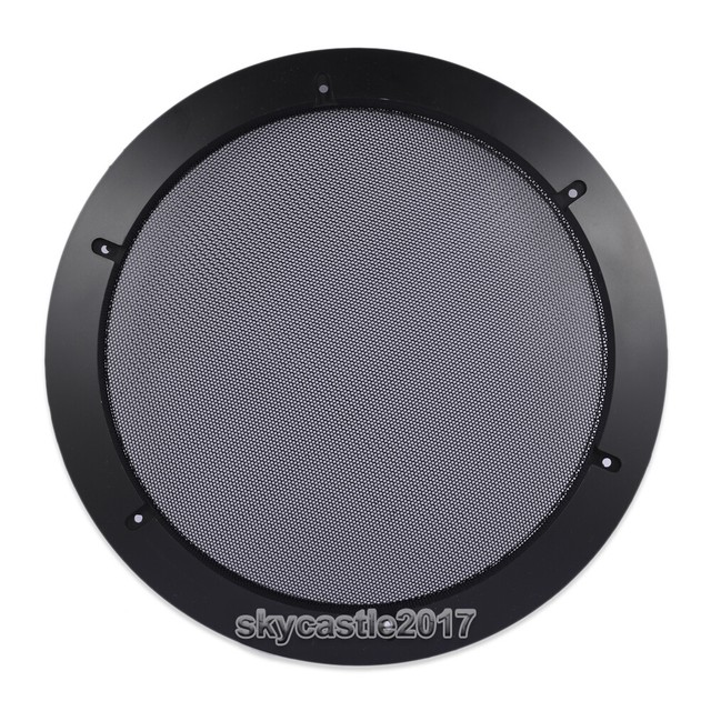 1pcs 12" inch Speaker Cover Audio Decorative Circle Metal Mesh Grille
