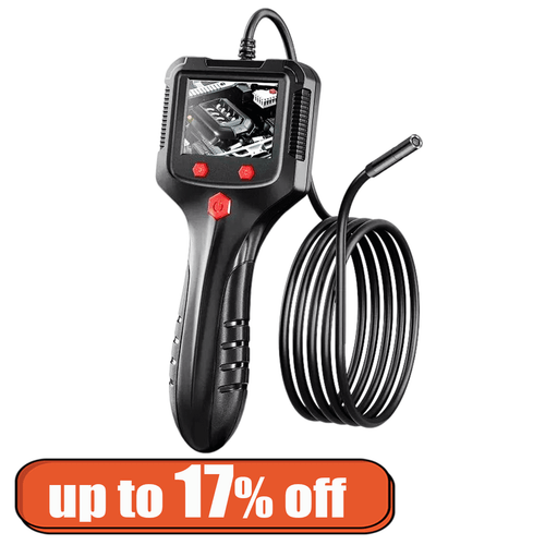 Industrial Endoscope Camera 1080P HD 2.4" Borescope Inspection Camera