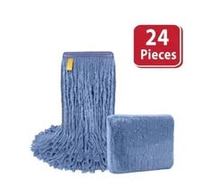 Bison Life Commercial  Universal Headband Blend Mop head refill, Case of 24