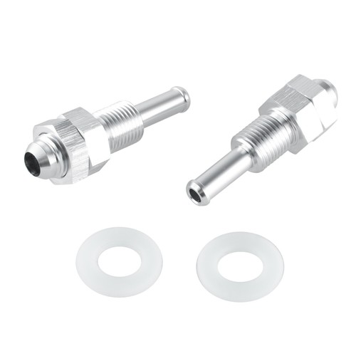 -6AN Male Flare To 5/16 Hose Barb Adapter Fitting Fuel Tank Fitting 2 Pair - Picture 7 of 7