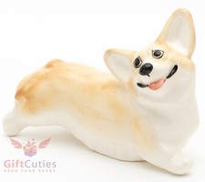 Porcelain Figurine of the Corgi Dog