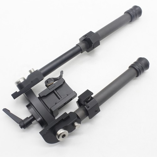 8-12” Adjustable Bipod Heavy Duty Carbon Fiber Rifle Bipod Picatinny Rail Mount - Picture 10 of 16