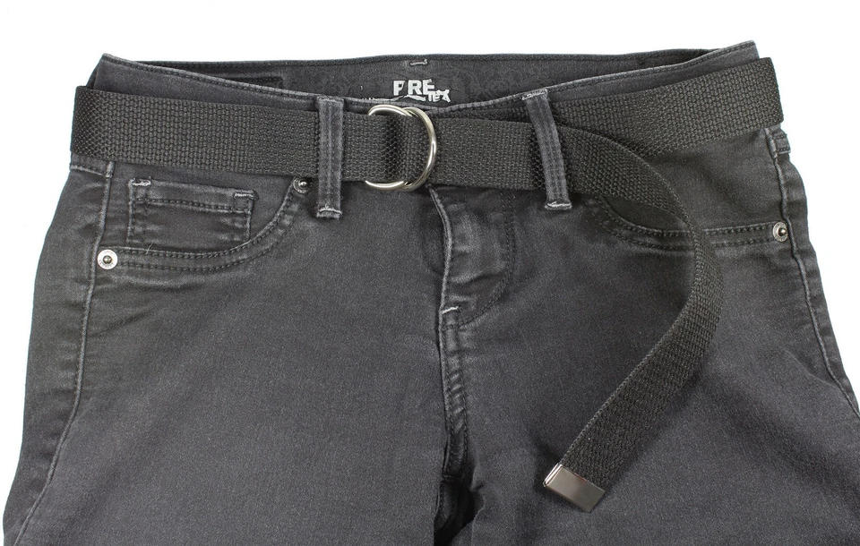 Canvas Web D Ring Belt Silver Buckle Military Style for men & women - Image 2 of 4