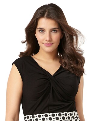 BNWT Studio 8 Dita Top Black UK 18