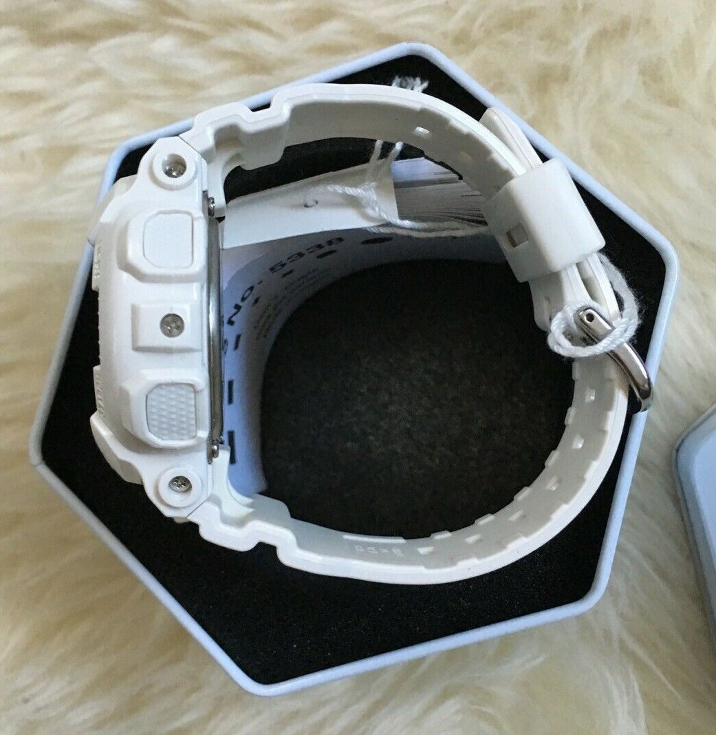 Baby G Shock White And Silver Watch | eBay