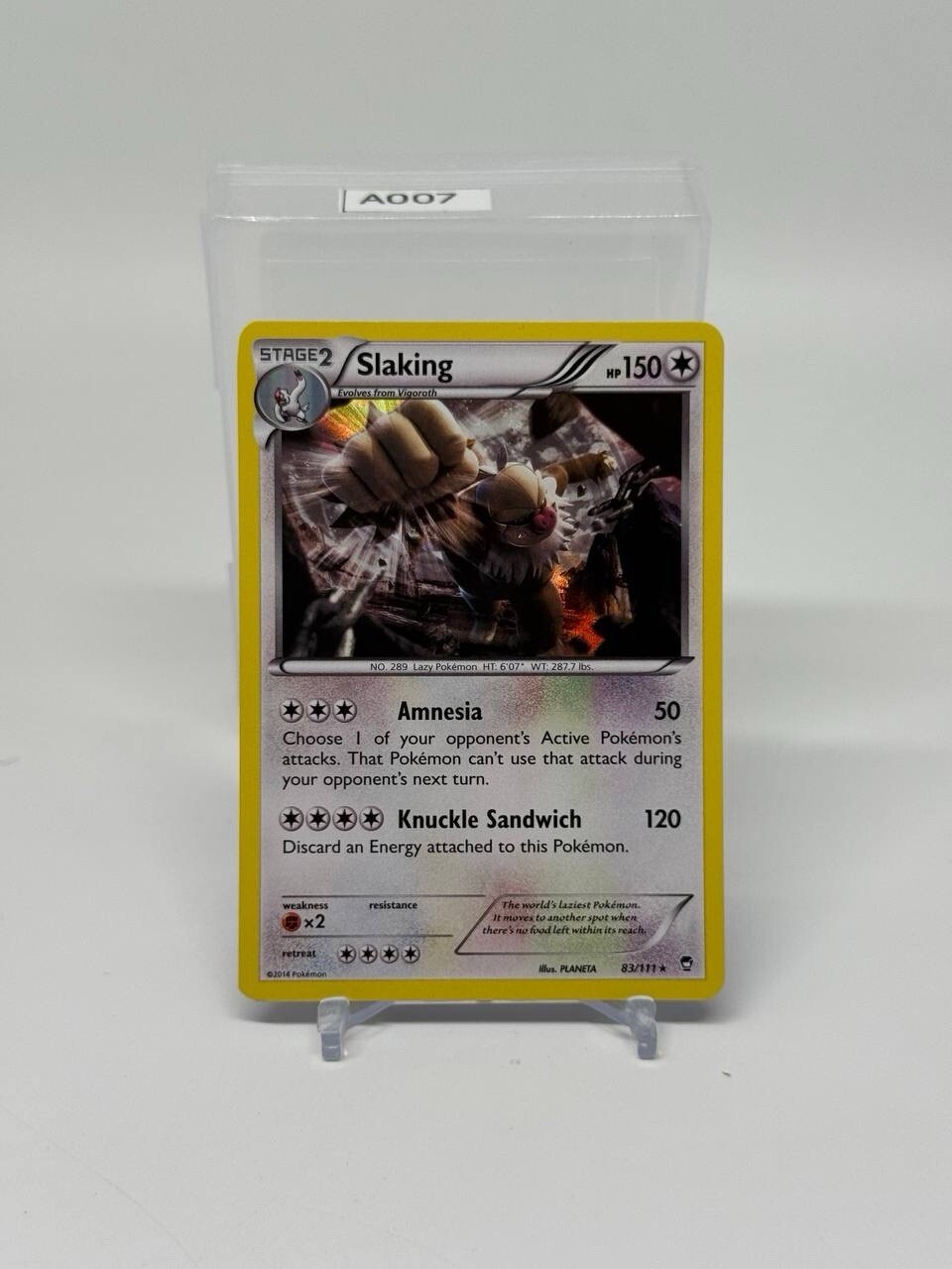 Pokémon TCG Slaking Furious Fists 83/111 Holo Holo Rare