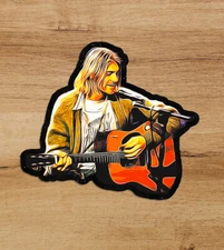 Kurt Cobain Nirvana Grunge Unplugged Seattle 3' high-quality decal vinyl sticker