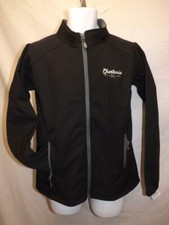NEW Charlevoix Michigan Womens Size M Medium Black Full Zip Jacket