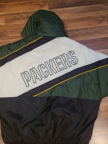 Vintage NFL Game Day Green Bay Packers Coat Mens Size Large - Picture 6 of 6