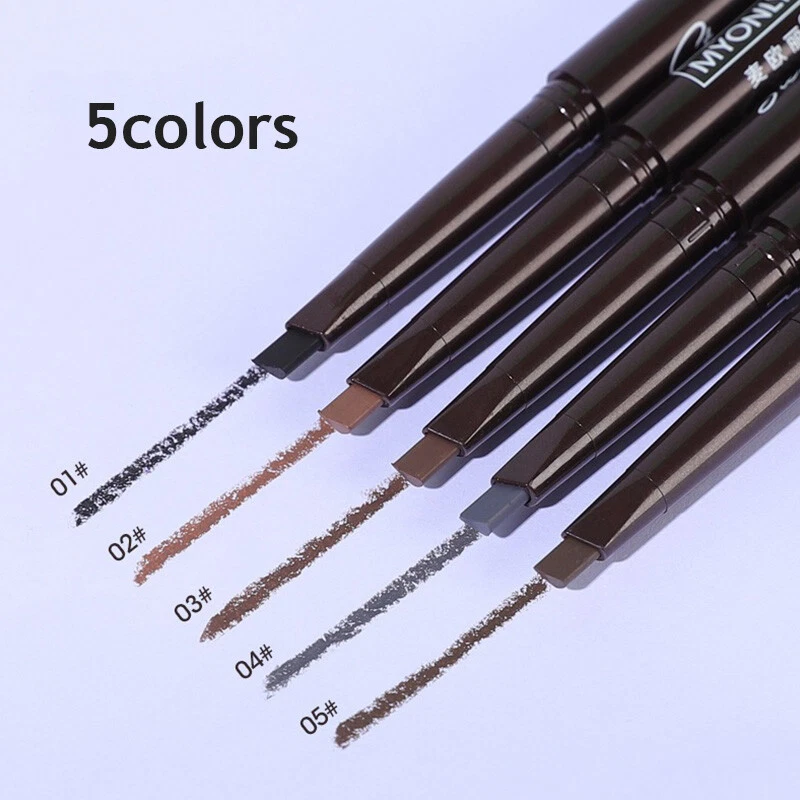 Waterproof Liner Eyebrow PENCIL & BRUSH - Triangle Eyebrow Pen 5 colour - Image 3 of 4