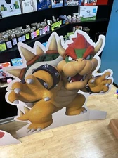 Nintendo Bowser Cardboard Standee, Store Display Super Mario Series