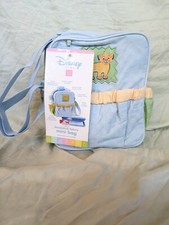 Vintage Disney Dolly Brand Baby Diaper Bag Lion King w Original Tag Blue Simba