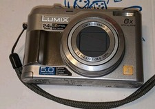 Panasonic Lumix DMC-LZ2 Digital Camera Silver AS IS For Parts or Repair