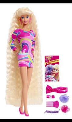 Barbie ビンテージ スクールファンバービー人形　90s　1992 NEW! TOTALLY HAIR 25TH ANNIVERSARY BARBIE! NRFB Mattel DWF49 | eBay
