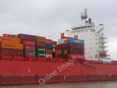 Foto 12x8 Cap George, Containerschiff Nordflotte stark beladenes Schiff auf der c2010
