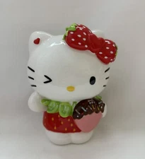 BLUE SKY CLAYWORKS SANRIO HELLO KITTY WINK STRAWBERRY DRESS HEART (NEW)