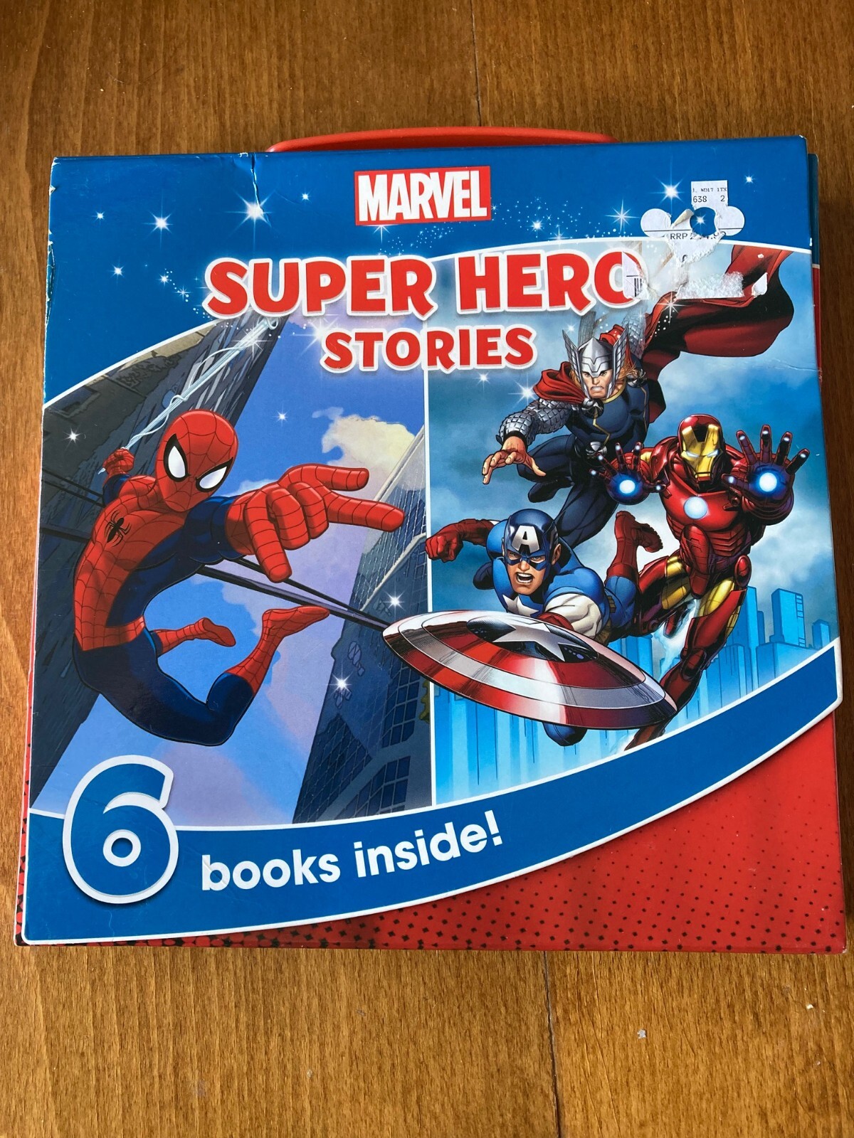 Marvel Super Hero Stories: 6 Books Inside! (Carry-a-long Story Box) Good