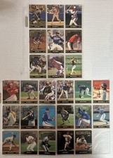 1991 Leaf  Baseball Gold Rookies 26 Card Set (BC1 - BC26) Mint HOF Players