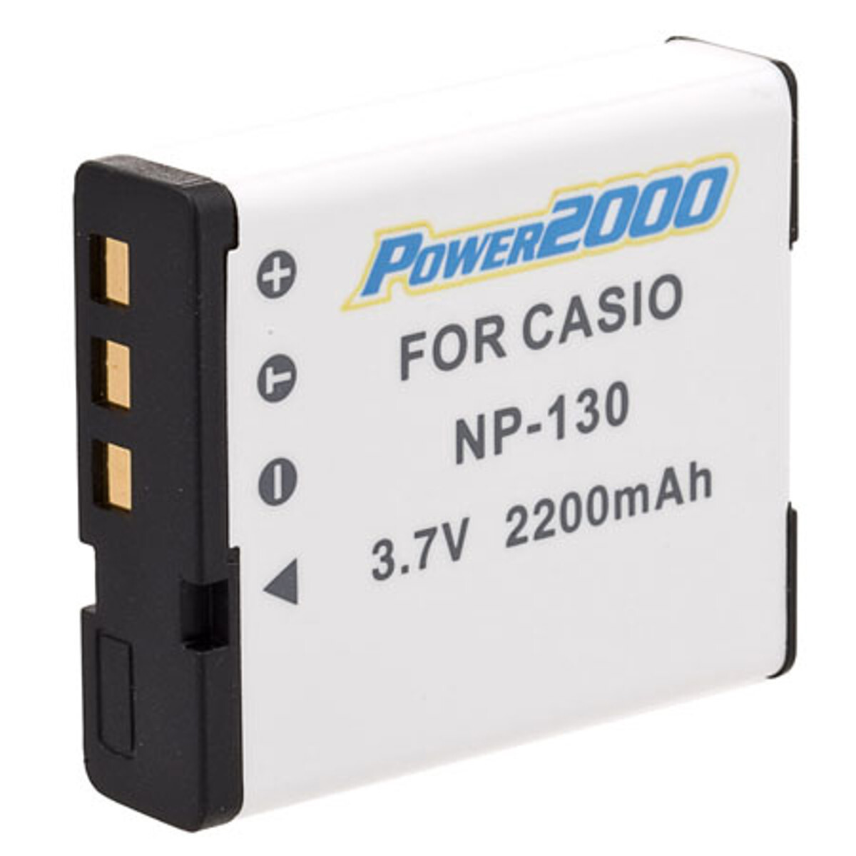 Power2000 NP-130 литий-ионный аккумулятор емкостью 3,7 В 2200 мАч для фотокамер Casio