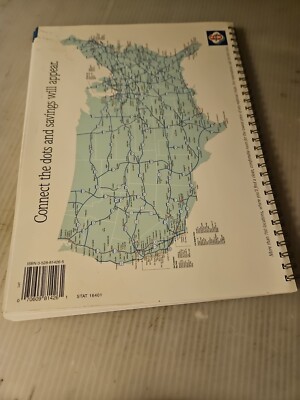 Vintage 1995, Rand McNally Deluxe Road Atlas & Travel Guide, U.S.