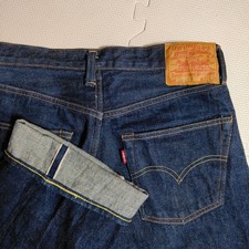 Levi's 501XX LVC W32 L36 55501 Jeans Red Selvedge Made in Japan Big E Dark Navy