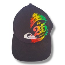 Vintage Quicksilver Snapback Cap Black Hat Made In USA